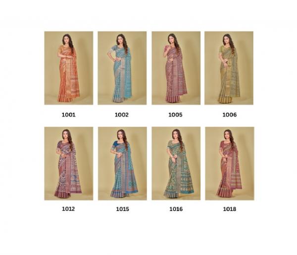 kisah 1015 New Printed Designer Silk Saree Collection